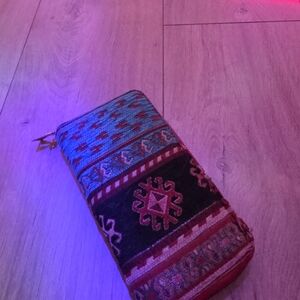 Ethnic Patterned Clutch Wallet
